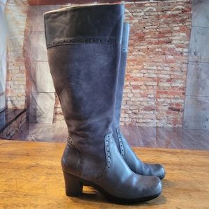 Clarks Leather Knee Boot